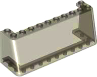 Windscreen 3 x 10 x 3 in Trans-Brown