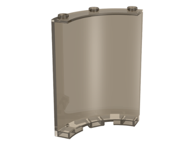 Panel 4 x 4 x 6 Quarter Cylinder in Trans-Brown