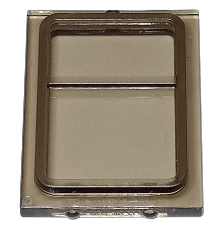 Glass for Train Door Lip On All Sides in Trans-Brown