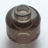 Minifig Head [Plain] [Hollow Stud] in Trans-Brown