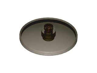 Dish 4 x 4 Inverted [Radar] in Trans-Brown