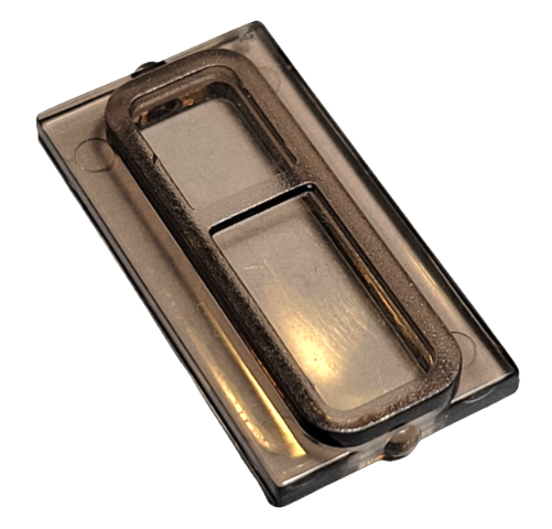Glass for Train Window 1 x 2 x 3 in Trans-Brown