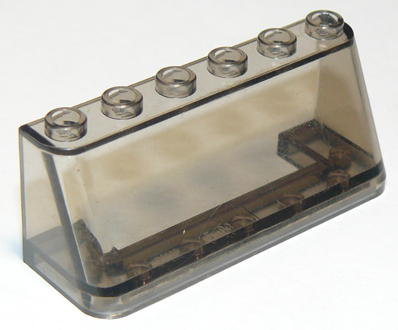 Windscreen 2 x 6 x 2, Wide Top in Trans-Brown