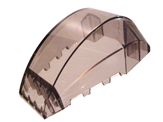 Windscreen 6 x 4 x 2 Wedge Curved in Trans-Brown
