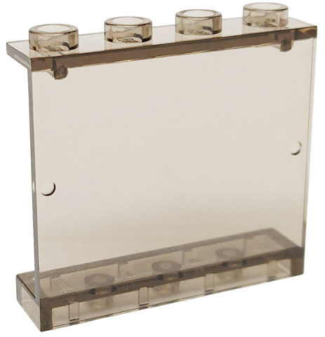 Panel 1 x 4 x 3 [Hollow Studs] in Trans-Brown