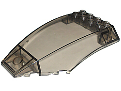Windscreen 10 x 6 x 2 Curved in Trans-Brown