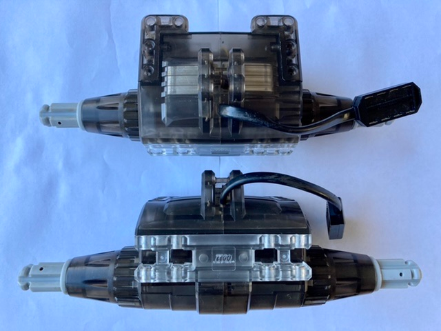 Motor, RC with Flexible Superaxles and Light in Trans-Brown