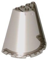Cone Half 8 x 4 x 6 in Trans-Brown