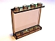 Panel 1 x 4 x 3 [Side Supports / Hollow Studs] in Trans-Brown