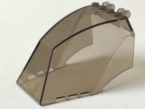 Windscreen 8 x 6 x 4 with Locking Dual 2 Fingers in Trans-Brown