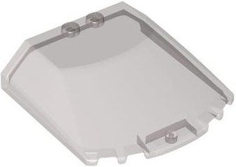 Windscreen 6 x 6 x 1 1/3 in Trans-Brown