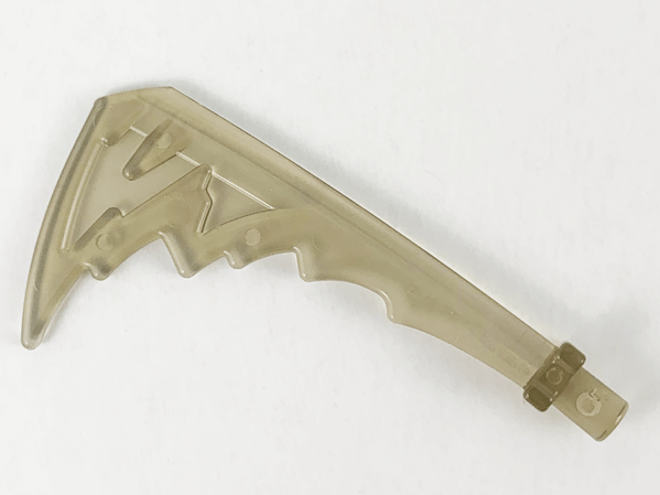 Weapon Katana with Trailing Effect in Trans-Brown