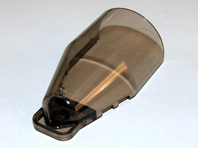 Windscreen 7 x 4 x 2 Round Extended Front Edge in Trans-Brown