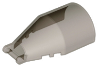 Windscreen 7 x 4 x 2 Round with Handle in Trans-Brown