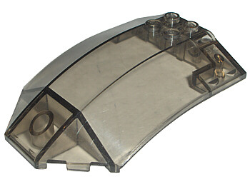 Windscreen 8 x 6 x 2 Curved in Trans-Brown