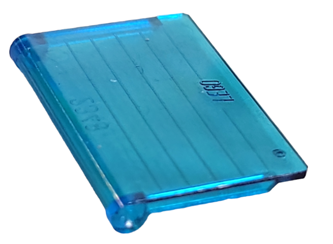 Glass 2 x 3 for Hinge Car Roof 4 x 4 Sunroof with Ridges in Trans-Dark Blue