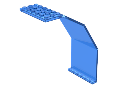 Panel 10 x 6 x 11 in Trans-Dark Blue