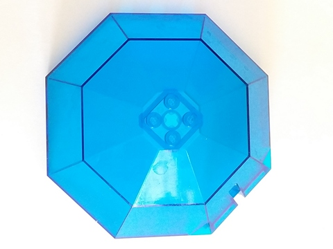 Windscreen 10 x 10 x 4 Octagonal Canopy in Trans-Dark Blue