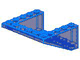 Brick Sloped Inverted 33° 5 x 6 x 2 in Trans-Dark Blue