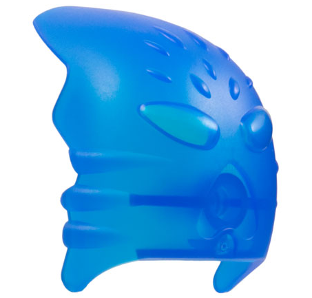 Large Figure Mask Rau (Toa Metru) in Trans-Dark Blue