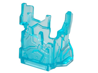 Rock Panel 2 x 4 x 3 with Fractures (Chima Icecage) in Trans-Light Blue