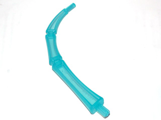 Insect Body Part, Leg / Tail / Claw / Rib with Axle in Trans-Light Blue