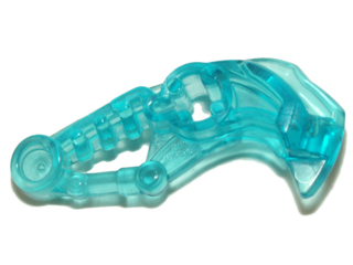 Large Figure Head Connector Block Eye/Brain Stalk (Toa Okoto) in Trans-Light Blue