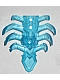 Large Figure Torso Cover, Armour, Ribbed in Trans-Light Blue