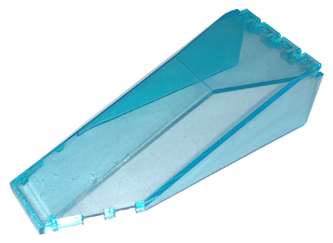 Windscreen 10 x 4 x 2 1/3 Canopy in Trans-Light Blue