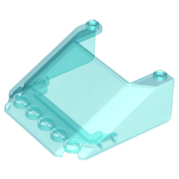 Windscreen 6 x 6 x 2 in Trans-Light Blue