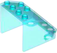 Windscreen 5 x 4 x 3 in Trans-Light Blue