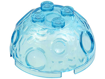 Rock Arctic Globe, Top in Trans-Light Blue