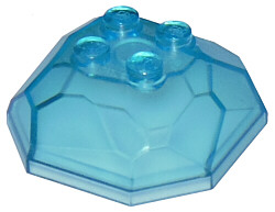 Rock Boulder 4 x 4, Top in Trans-Light Blue