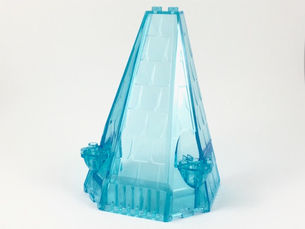 Roof / Tower 6 x 8 x 9 in Trans-Light Blue