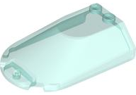 Windscreen 4 x 6 x 1 1/3 in Trans-Light Blue