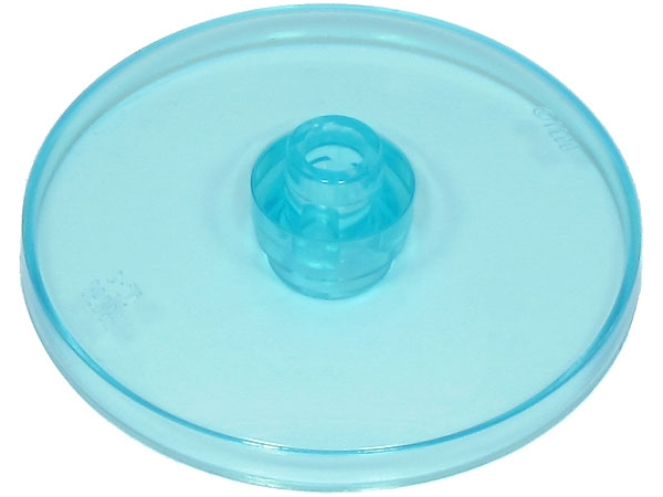 Dish 4 x 4 Inverted with Open Stud [Radar] in Trans-Light Blue