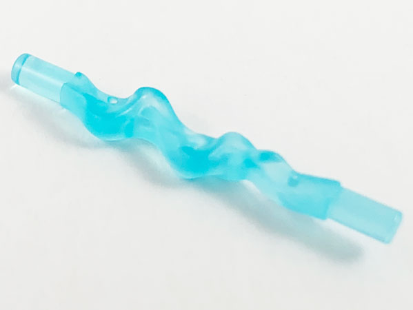Web Effect Long and Narrow Bars at Both Ends in Trans-Light Blue