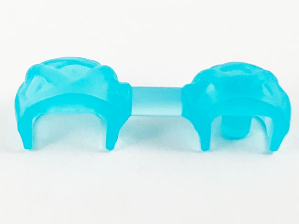 Web Effect Handcuffs in Trans-Light Blue