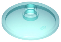 Dish 3 x 3 Inverted [Radar] in Trans-Light Blue