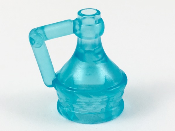 Equipment Flask with Handle in Trans-Light Blue