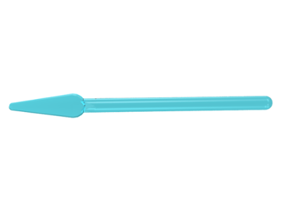 Weapon Pike / Spear Round End in Trans-Light Blue