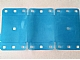 Clikits Rectangle 14 x 26 1/2 with Rounded Corners and 20 Holes [Tri-fold] in Trans-Light Blue