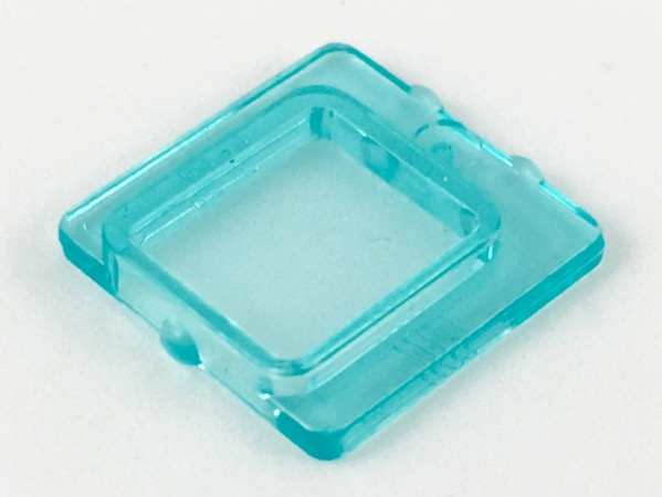 Glass for Window 1 x 2 x 2 Plane in Trans-Light Blue