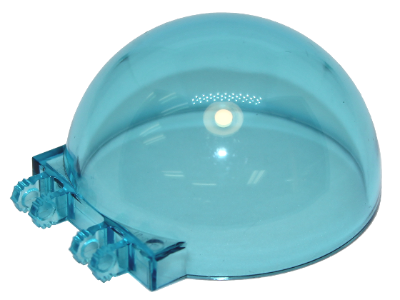 Windscreen 6 x 6 x 3 Canopy Half Sphere with Dual 2 Fingers in Trans-Light Blue