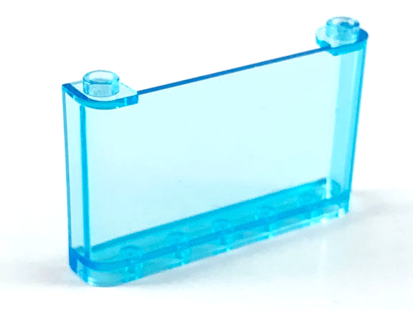 Windscreen 1 x 6 x 3 in Trans-Light Blue