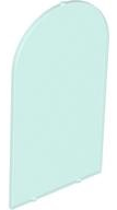 Glass for Frame 1 x 6 x 7 with Bow in Trans-Light Blue