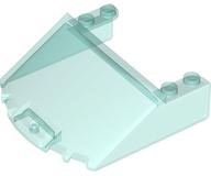 Windscreen 6 x 6 x 1 2/3 in Trans-Light Blue