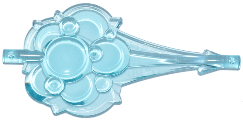 Cloud / Dust with 4 x 8 with Bars in Trans-Light Blue