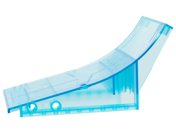 Stunt Ramp 8 x 15 x 6 in Trans-Light Blue