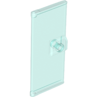 Door 3 x 6 in Trans-Light Blue